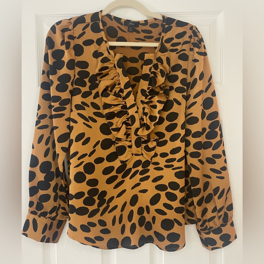 J. Crew Printed Blouse NWOT